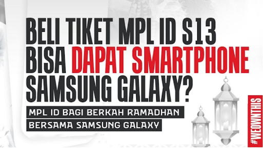 Berkah Ramadhan, Nonton MPL ID Season 13 Bisa Dapat Smartphone