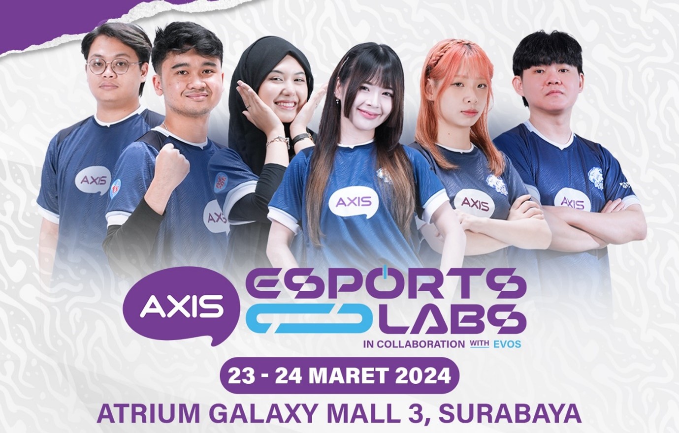 EVOS Esports, berkolaborasi dengan AXIS menghadirkan kegiatan bertajuk AXIS Esports Labs. Acara ini merupakan festival offline interaktif yang ditujukan khusus bagi para penggemar gaming di berbagai wilayah di Indonesia