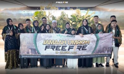 Free Fire baru saja memberangkatkan para pemenang Booyah Umroh pada, Kamis (18/4). Mereka berasal dari kota yang berbeda, mulai dari Bengkulu, Subang, Bogor, hingga Gresik.