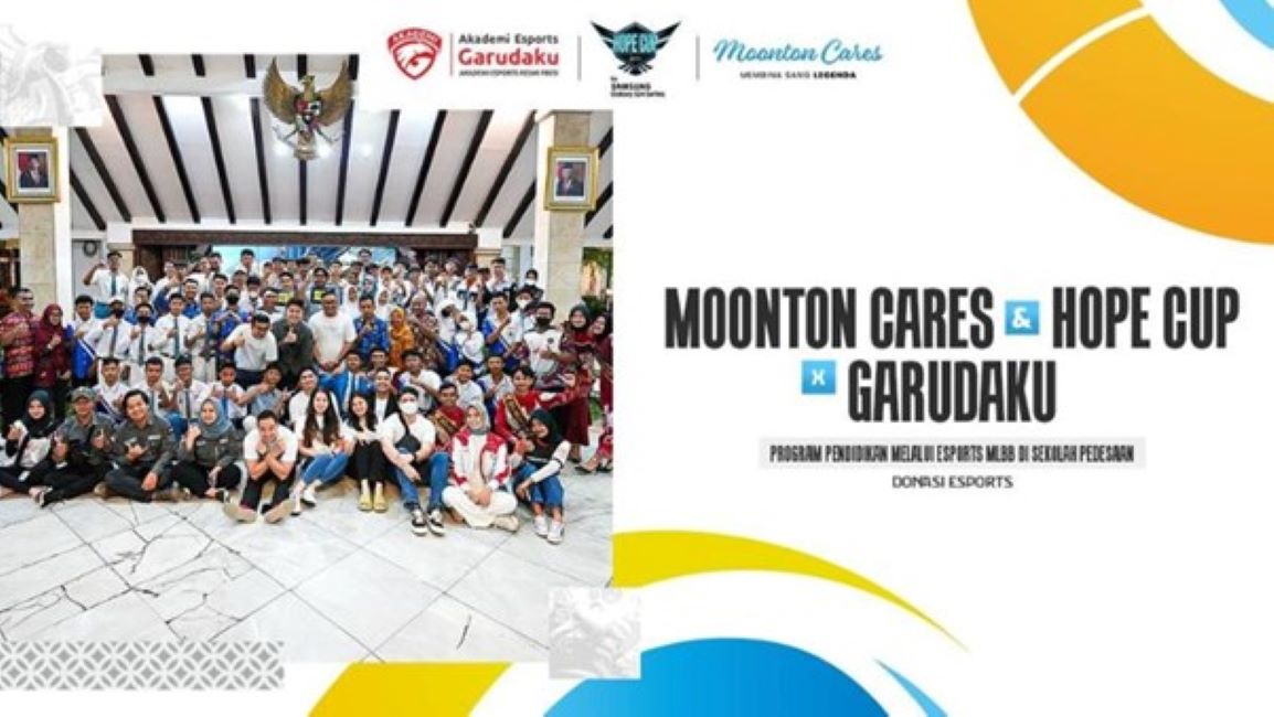 MOONTON Cares bersama Hope Cup menggandeng Akademi Garudaku untuk memajukan Esports Indonesia dan mensejahterakan siswa-siswi di sekolah-sekolah pedesaan di Jawa Timur dan Jawa Barat melalui Mobile Legends: Bang Bang